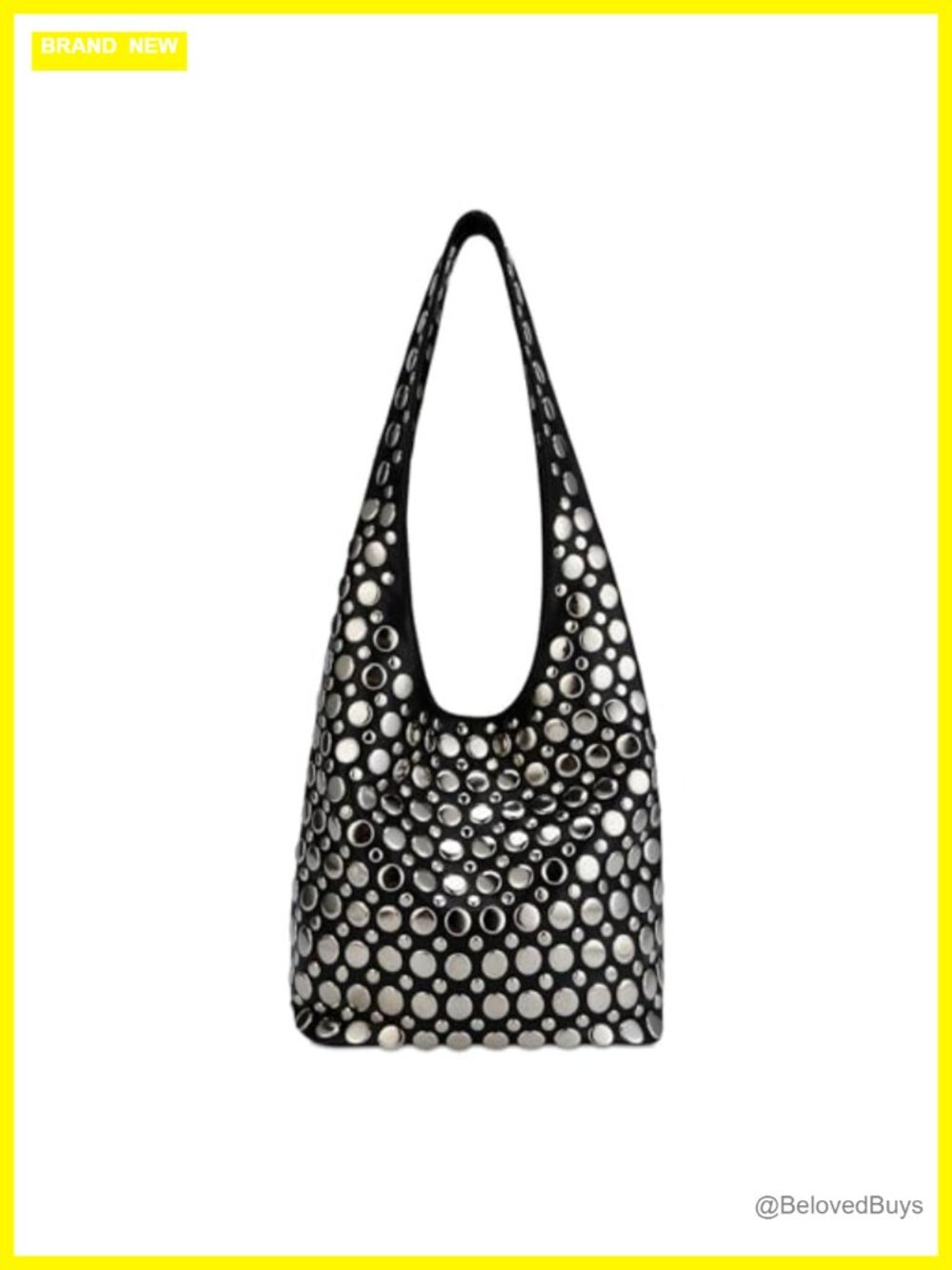 Studded PU Leather Y2K Punk Shoulder Hobo Bag